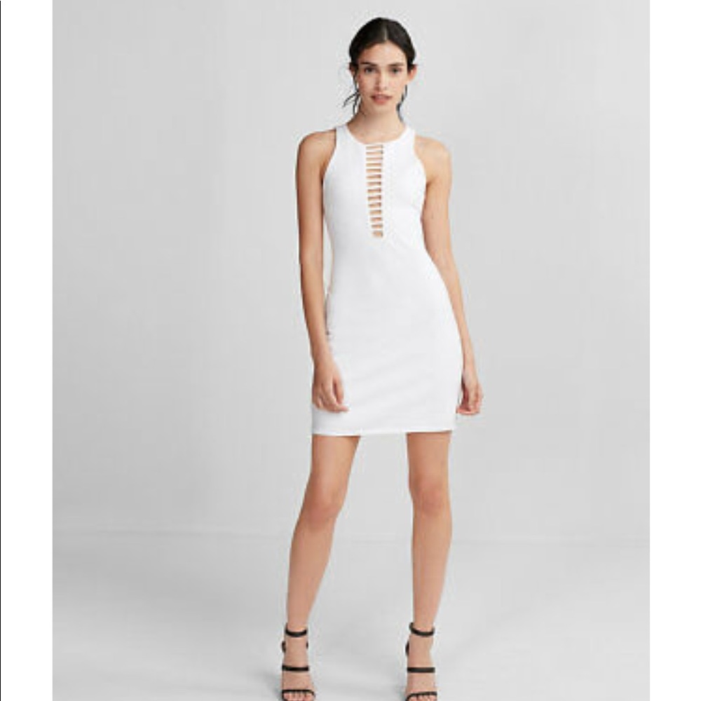 NEW Express white dress